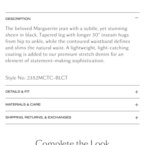 L'Agence Black Waxed Skinny Denim Size 28 - Picture 14 of 15